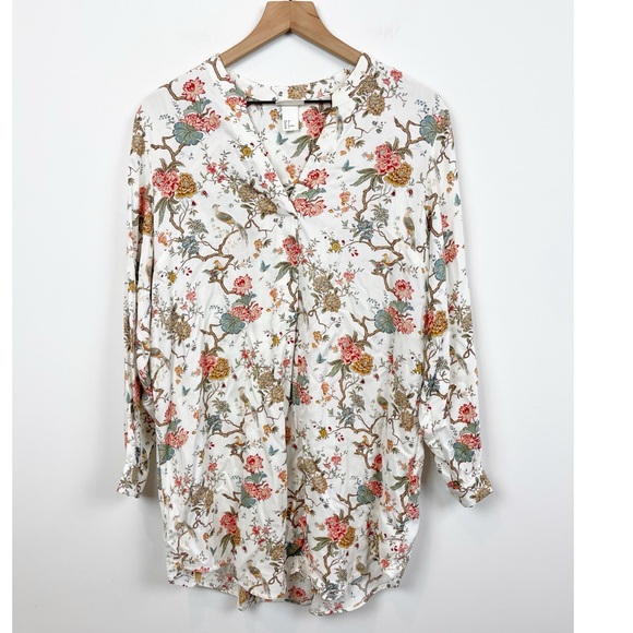 H&M x GP & J Baker Floral Tunic Dress - Picture 5 of 9